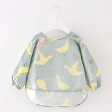 将图片加载到图库查看器,Modern Luxury NEW Baby Cute Cartoon Waterproof Long Sleeve Apron Baby Feeding Bib for Children Baby and Kids