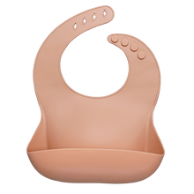 Load image into Gallery viewer, Silicon Breastplate Baby Bib Waterproof Solid Infant Bandana Bibs Newborn Feeding Burp Cloth Bib For Kids