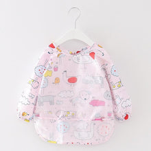 将图片加载到图库查看器,Modern Luxury NEW Baby Cute Cartoon Waterproof Long Sleeve Apron Baby Feeding Bib for Children Baby and Kids