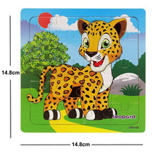 Load image into Gallery viewer, 38 Style Cartoon Wooden Puzzle Children Animal/ Vehicle Toy For 2-6 Year Baby Early Educational Toys for Kids