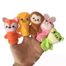 Load image into Gallery viewer, Hand Finger Puppets Plush Set β Animal Cartoon Toys for Kids