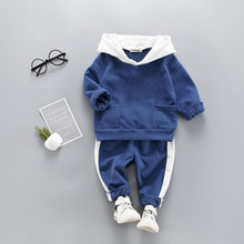 Load image into Gallery viewer, Winter Newborn Clothes For Baby Boys Clothes Set Hoodie and Pants 2pcs Outfit Kids Costume Baby Suit