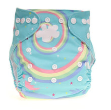 将图片加载到图库查看器,Baby Pocket Cloth Diaper Nappy Reusable Adjustable Washable No Inserts Nappie For Baby In Modern Printed Style