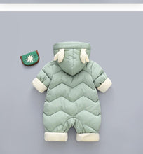 Load image into Gallery viewer, Modern Elegant Baby Warm Thick Cotton Hooded Jumpsuit Snowsuit Rompers Outfit for Children In Modern Design