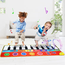 Load image into Gallery viewer, Big Size Music Piano Carpets and Multiple Musical Instruments Sounds Play Mat Educational Toys For Kids
