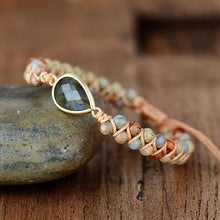 将图片加载到图库查看器,Handmade Luxury Wax Elegant Bracelet With Stone In Modern Colorful Design For Woman and Ladies