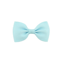 Load image into Gallery viewer, Colorful Mini Bow Tie Hair Clip Small Sweet Solid Ribbon Bow Safety Hair Clips Hairpins Baby Girl Hair Accessories