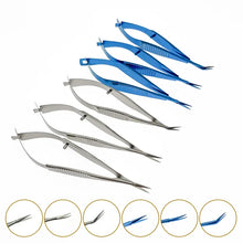 Load image into Gallery viewer, 8.5cm Venus scissors Ophthalmic micro scissors eye surgical tools Stainless steel/ Titanium alloy scissors