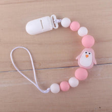 Load image into Gallery viewer, Handmade Animal Pendant Pacifier Clips Chain Nipple Holder for Infant Baby Pacifier