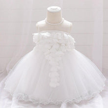 将图片加载到图库查看器,Luxury Modern Designer Toddler Baby Girl Infant Princess Lace Tutu Dress Baby Girl Wedding Dress Kids Party Dress