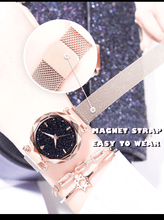 Load image into Gallery viewer, New Luxury Women Watches Ladies Watch Starry Sky Magnetic Waterproof Female Wristwatch For Women and Girls