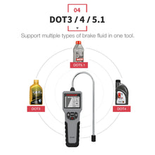 Load image into Gallery viewer, 12V Auto Brake Fluid Tester Digital Car Brake Oil Tool BF200 DOT3 DOT4 DOT5.1 LED Indicator check Display Auto Oil Tool PK BF100