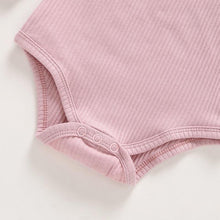 Load image into Gallery viewer, Luxury Mdoern Baby Girl Bodysuits Romper For Children Jumpsuit Unisex Ribbed Outfit Jumpsuit For Kids
