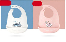 将图片加载到图库查看器,Modern Baby Bibs Waterproof Silicone Feeding Baby Saliva Towel Newborn Cartoon Aprons Baby Bibs Adjustable Burp for Baby Kids