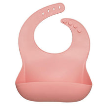 Load image into Gallery viewer, Silicon Breastplate Baby Bib Waterproof Solid Infant Bandana Bibs Newborn Feeding Burp Cloth Bib For Kids