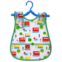 Load image into Gallery viewer, Fashion Printed Adjustable Animal Plastic Waterproof Lunch Feeding Bibs Feeding Cloth for Children In Modern Design