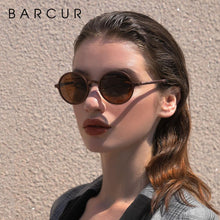 Load image into Gallery viewer, Round Luxury Polarized Universal Retro Modern Sunglasses With High Quality Metal Frame And UV400 Protection