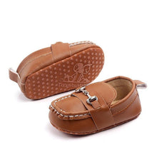 将图片加载到图库查看器,Leather Baby Shoes Fashion Infant Boys Girls Anti-slip Soft Sole Newborn First Walkers Luxury Shoes Design For Kids