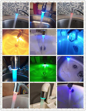 Load image into Gallery viewer, STEVVEX Home LED Water Faucet Creative LED Light Shower Head Water Romantic 7 Color Change Home Bathroom Glow Lamps