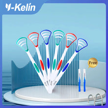 Load image into Gallery viewer, Silicone Tongue Scraper & Cleaner Brush - Fresh Breath Oral Care Tool, 1/3/6/12 Pack
