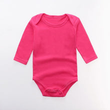 Load image into Gallery viewer, Classic Modern Solid Color Boy Girls Romper Newborn Long Sleeve Cotton Jumpsuit Tops For Girls and Boys Baby