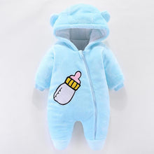 将图片加载到图库查看器,Modern Interesting Designer Winter Baby Costume Overalls For Baby Girls and for Newborn Clothes In Modern Style