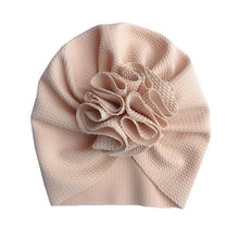 将图片加载到图库查看器,Cute Flower Headband Turban Soft Beanie Hat Infant Toddler Headwear Baby Hair Accessories for Newborn Baby