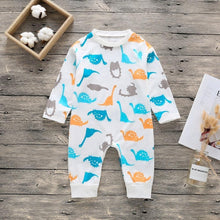 将图片加载到图库查看器,Newborn Baby Boys Girls Rompers cute Animal Printed Long Sleeve Winter Cotton Kid Jumpsuit Playsuit Outfits Clothing