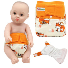 将图片加载到图库查看器,Baby Pocket Cloth Diaper Suede Cloth Inner Washable Reusable Eco-Friendly Nappies Cover Wrap In Modern Elegant Deisgn For Baby