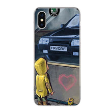 Load image into Gallery viewer, Boy See Sports Car Drift Phone Case For Iphone 14 11 12 13 Pro Max Xr X Xs Mini 8 7 Plus 6 6s Se 5s Soft Silicone Gel Cover For Iphone