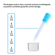 将图片加载到图库查看器,6pcs 5 ml Droppers Plastic Silicone Baby Pipettes Devices Infant Droppers Feeders Pipette Dropper For School Lab Supplies