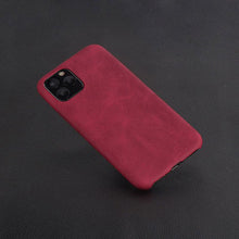 Load image into Gallery viewer, Ultra Thin Phone Cases For iPhone 13 6 7 14Plus XS Max Cover Leather Skin Soft Silicone Case For iPhone XR X 11 12 Pro Case Anti-Scratch iPhone Xs max Cover Genuine Leather iPhone Cases for iPhone