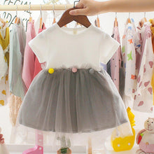 Load image into Gallery viewer, Fashion Modern New Spring Toddler Kids Baby Girls Patchwork Tulle Casual Princess Dress For Girls