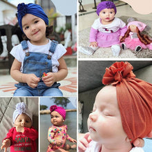 将图片加载到图库查看器,Baby Girls Head Wrap Turban Headbands Hair Accessories For Girls Baby Kids elegent Design Bow