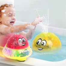 Load image into Gallery viewer, Cool Bath Toys Spray Water Light Rotate with Shower Pool , Toddler Swimming Party Bathroom LED Light With Music for Kids