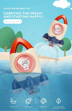 将图片加载到图库查看器,Baby Spin Water Spray Rocket Bath Toys for Children Toddlers Shower Game Bathroom Sprinkler Baby Bath Toy for Kids