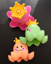 Load image into Gallery viewer, Kids Ocean Life Octopus Stacking Cups Bath Toy Children Play Educational Cute Cartoon Bathroom Toys