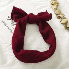 将图片加载到图库查看器,Luxury Modern Designer Baby Headband Girl Knitted Hair Accessories Toddler Knotted Turban Newborn Hair Bows Headwrap