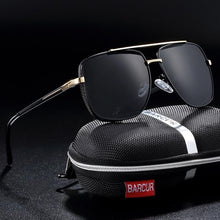 将图片加载到图库查看器,Luxury Elegant Square Polarized Sunglasses Brand Driving Glasses for Men and Boys With UV400 Protection