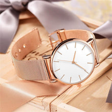 Load image into Gallery viewer, STEVVEX Men Watch Quartz Casual Watches Simple Metal Hour Reloj Quartz Watch Montre Mesh Stainless Steel clock For Men's and Boys