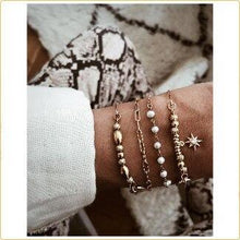 将图片加载到图库查看器,Luxury Bohemian Star Shell Ankle Bracelet Foot Jewelry Brecelet Simple Shell Anklets for Women Summer Style