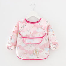 将图片加载到图库查看器,Modern Luxury NEW Baby Cute Cartoon Waterproof Long Sleeve Apron Baby Feeding Bib for Children Baby and Kids