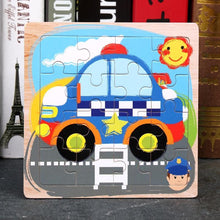 Load image into Gallery viewer, Wood Puzzles Children Adults Vehicle Puzzles Wooden Toys Learning Education Environmental Assemble Toy Educational Games For Baby and Kids