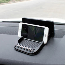 Load image into Gallery viewer, Car Dashboard Anti-Slip Mat With Cell Phone Number Silica gel Auto Non-slip Pad For Paper Towels GPS Phone Auto Car Accessories