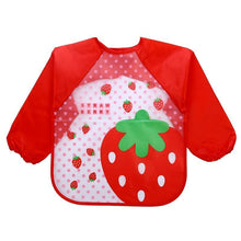 将图片加载到图库查看器,Modern Luxury NEW Baby Cute Cartoon Waterproof Long Sleeve Apron Baby Feeding Bib for Children Baby and Kids