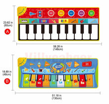Load image into Gallery viewer, Modern Musical Mat Baby Play Piano Mat Keyboard Toy Music Instrument Game Carpet Music Toys Educational Toys For Kids