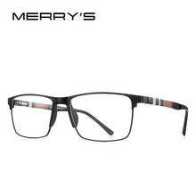 Load image into Gallery viewer, MERRYS DESIGN Men’s Titanium Glasses – Ultralight Square Prescription Frame