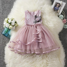 将图片加载到图库查看器,Luxury Toddler Girl Baby Clothing Dresses For 1 Year Birthday Christening Lace Girls Tulle Infant Party Cake Smash Outfit Dress for Girls 1-6 Years