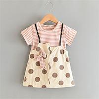 将图片加载到图库查看器,Modern Baby Newborn Toddler Girls Summer Tutu Dress With Printing Princess Dresses Sundress And Hat