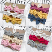 将图片加载到图库查看器,Baby Headbands For Newborn Hair Band Cute Baby Bow Flower Elastic Bow Headwear Kids Gifts Girl Hair Accessories